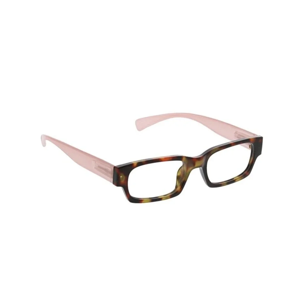New Tortoise‎ Blush Blue Light Peepers reading glasses +1.25